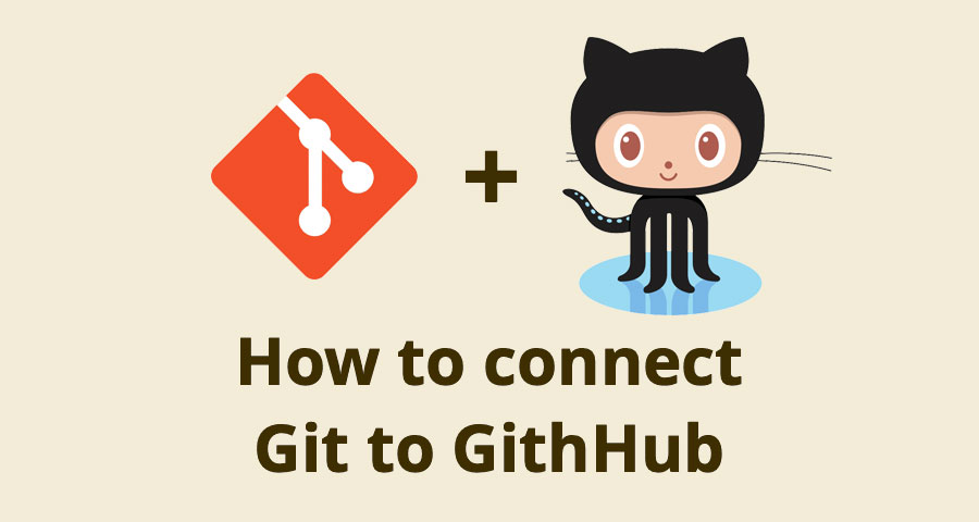 How to connect Git to a GitHub account